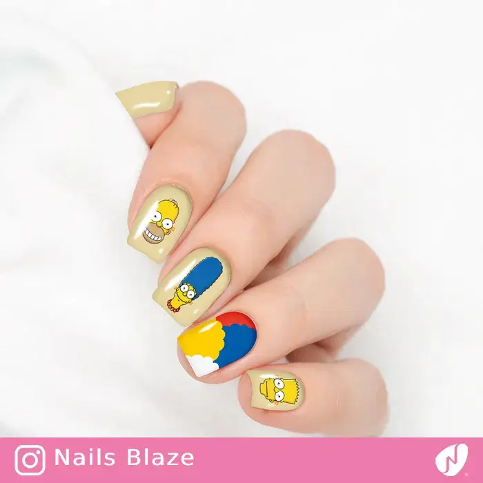 The Simpsons | Cartoon Nails - NB106